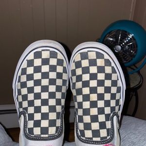 Checkered slip on vans women’s size 6.5